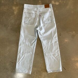 Levi’s Premium Ribcage Straight Ankle Jeans Women’s Size 29 High Rise Denim